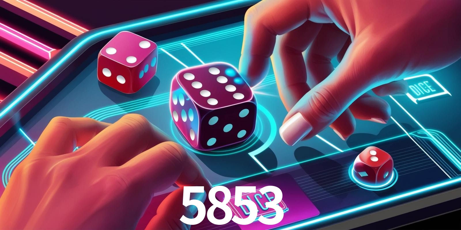 5853
